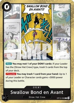 One Piece-Karte Swallow Bond en Avant OP15-096