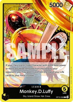 One Piece-Karte Monkey.D.Luffy (OP15-098) OP15-098