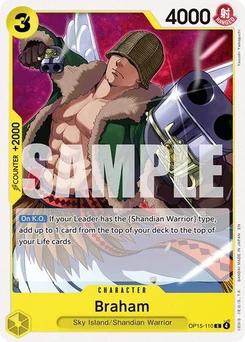 One Piece-Karte Braham OP15-110