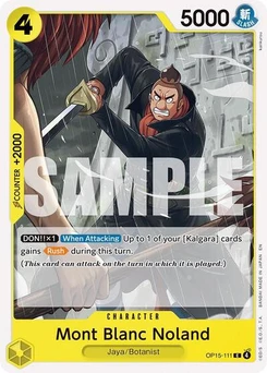 One Piece-Karte Mont Blanc Noland OP15-111