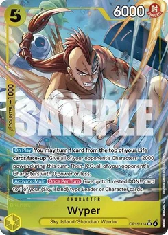 One Piece-Karte Wyper (Alternate Art) OP15-114v2