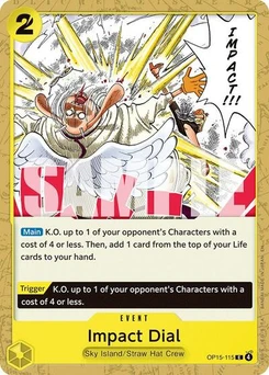 One Piece-Karte Impact Dial OP15-115