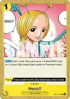 One Piece-Karte Heso!! OP15-117
