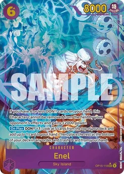 One Piece-Karte Enel (OP15-118) (Alternate Art) OP15-118v2