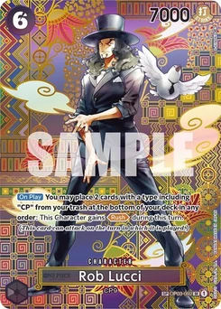 One Piece-Karte Rob Lucci (092) (SP) OP03-092