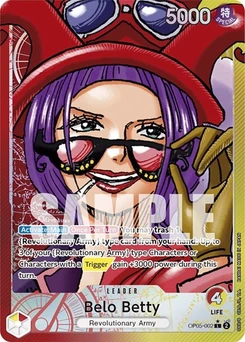 One Piece-Karte Belo Betty (002) (Alternate Art) OP05-002v2