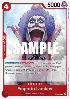 One Piece-Karte Emporio.Ivankov OP05-004