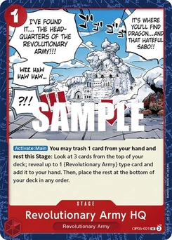 One Piece-Karte Revolutionary Army HQ OP05-021