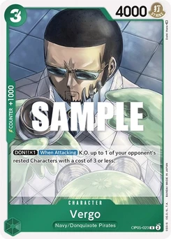 One Piece-Karte Vergo OP05-023