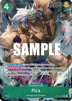 One Piece-Karte Pica (Alternate Art) OP05-032v2