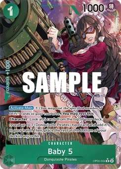 One Piece-Karte Baby 5 (034) (Alternate Art) OP05-034v2