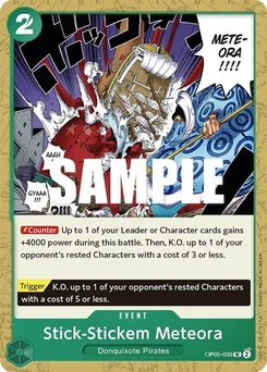 One Piece-Karte Stick-Stickem Meteora OP05-039
