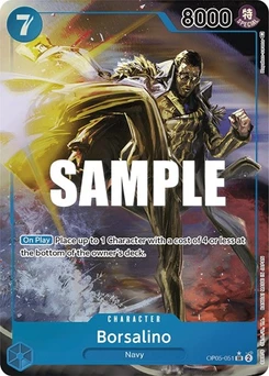One Piece-Karte Borsalino (Alternate Art) OP05-051v2