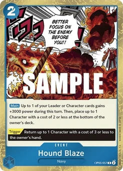 One Piece-Karte Hound Blaze OP05-057