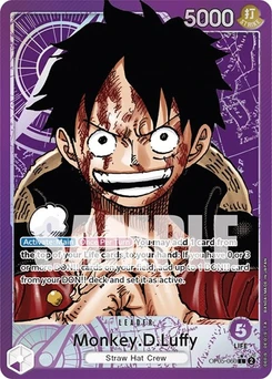 One Piece-Karte Monkey.D.Luffy (060) (Alternate Art) OP05-060v2
