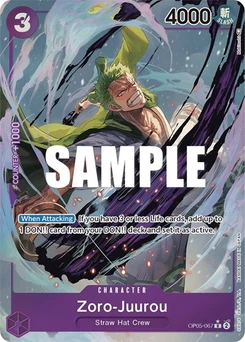 One Piece-Karte Zoro-Juurou (Alternate Art) OP05-067v2