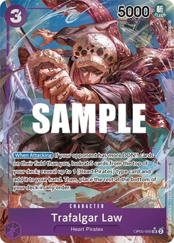 One Piece-Karte Trafalgar Law (Alternate Art) (069) OP05-069v3