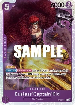 One Piece-Karte Eustass"Captain"Kid OP05-074