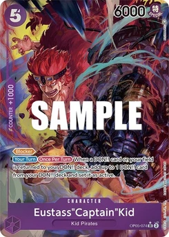 One Piece-Karte Eustass"Captain"Kid (Alternate Art) OP05-074v2