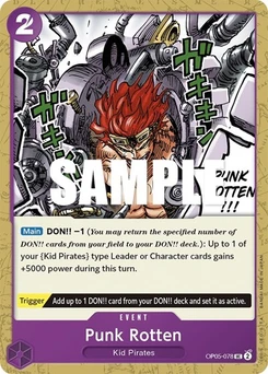 One Piece-Karte Punk Rotten OP05-078