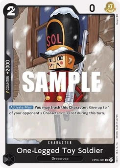 One Piece-Karte One-Legged Toy Soldier OP05-081
