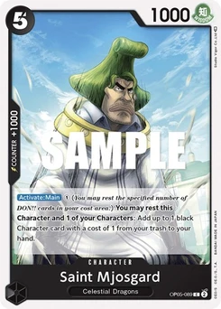 One Piece-Karte Saint Mjosgard OP05-089