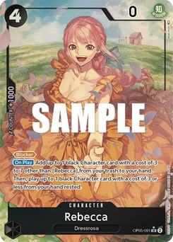One Piece-Karte Rebecca (Alternate Art) OP05-091v2