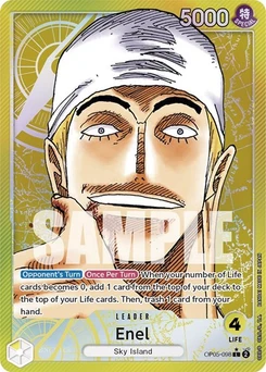 One Piece-Karte Enel (098) (Alternate Art) OP05-098v2
