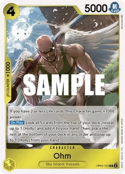 One Piece-Karte Ohm OP05-101