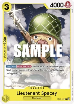 One Piece-Karte Lieutenant Spacey OP05-107