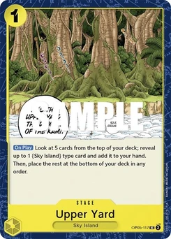 One Piece-Karte Upper Yard OP05-117
