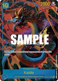 One Piece-Karte Kaido (118) (Alternate Art) OP05-118v2