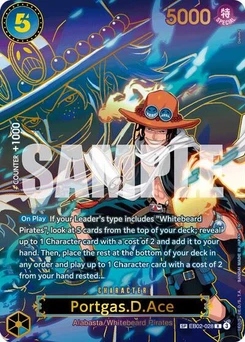 One Piece-Karte Portgas.D.Ace - EB02-028 (SP) EB02-028