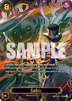 One Piece-Karte Sabo - OP07-118 (SP) OP07-118