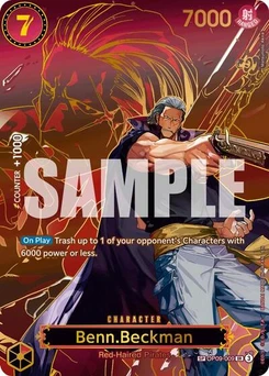 One Piece-Karte Benn.Beckman (SP) OP09-009
