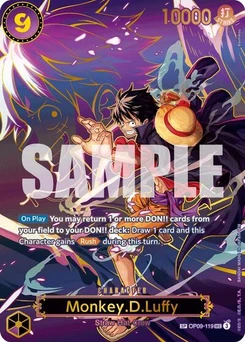 One Piece-Karte Monkey.D.Luffy - OP09-119 (SP) OP09-119