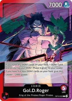 One Piece-Karte Gol.D.Roger (003) OP13-003