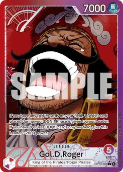 One Piece-Karte Gol.D.Roger (003) (Alternate Art) OP13-003v2