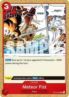 One Piece-Karte Meteor Fist OP13-020