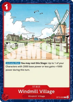 One Piece-Karte Windmill Village OP13-022