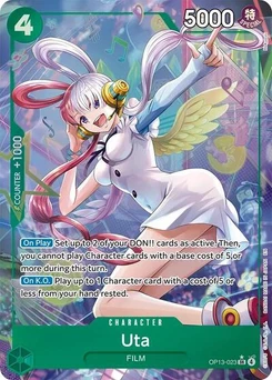 One Piece-Karte Uta (Alternate Art) OP13-023v2