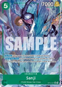 One Piece-Karte Sanji (Alternate Art) OP13-027v2