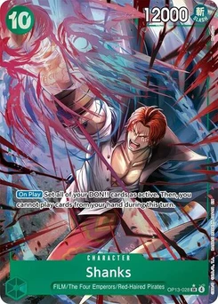 One Piece-Karte Shanks (028) (Alternate Art) OP13-028v2