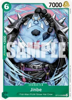 One Piece-Karte Jinbe OP13-029