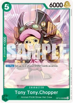One Piece-Karte Tony Tony.Chopper OP13-030