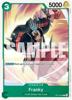 One Piece-Karte Franky OP13-033