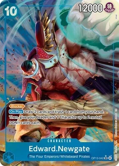 One Piece-Karte Edward.Newgate (Alternate Art) OP13-042v2