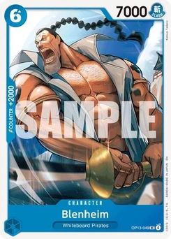 One Piece-Karte Blenheim OP13-049