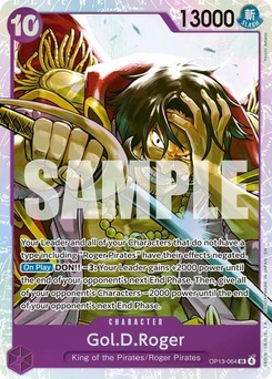 One Piece-Karte Gol.D.Roger (064) OP13-064