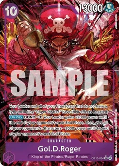 One Piece-Karte Gol.D.Roger (064) (Alternate Art) OP13-064v2